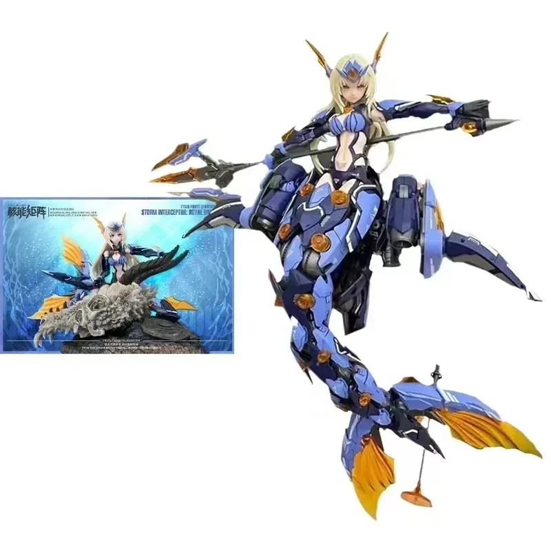 New Nuke Matrix Cyber Forest Fantasy Girls Storm Interceptor Royal Enforcer Tanya Charybdis Mermaid Assemble Model Action Figure