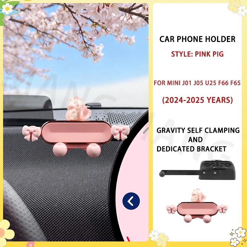 Car Mobile Phone Holder For Mini J01 EV J05 Aceman U25 Countryman F65 F66 F67 Mobile GPS Bracket Mount Interior Accessories