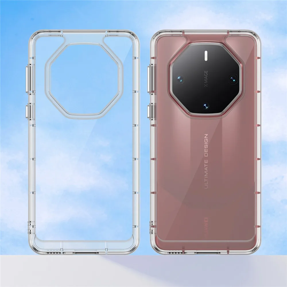 For Huawei Mate 60 RS Ultimate Fusion PMMA + TPU Phone Case For Huawei Mate60 RS Ultimate Protection Cover Transparent Coque