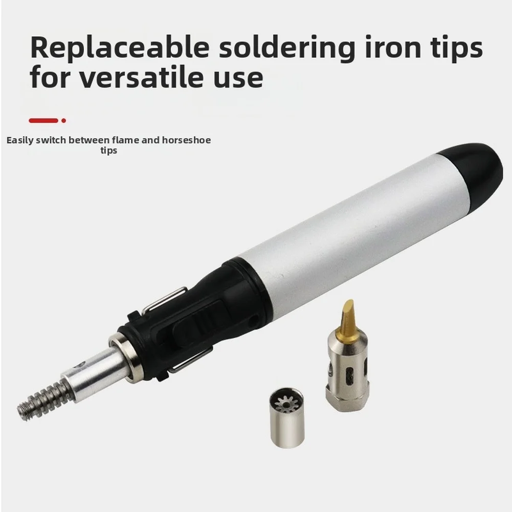Aluminum Sleeve Butane Heating Tool Pen for PCB Soldering For Electronic Repair Light Welding with Adjustable Flame Control