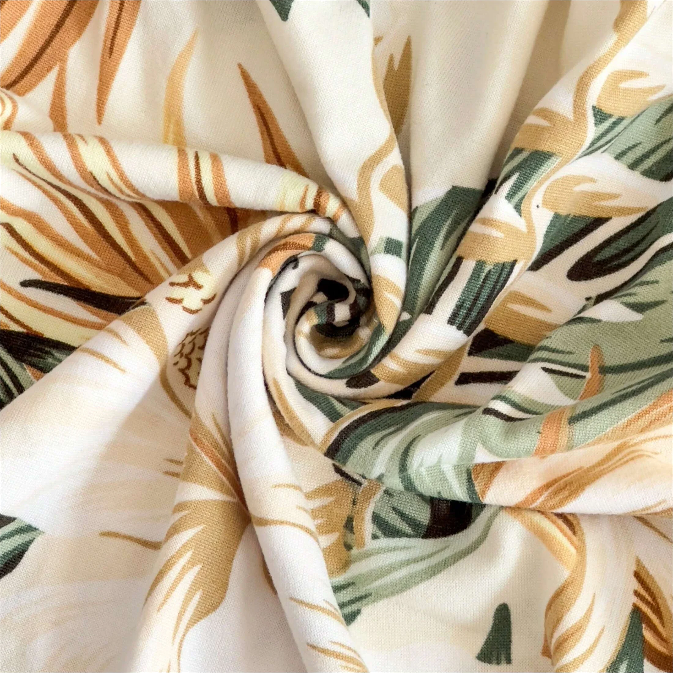 トロピカルプラントプリントチェアカバー,ダイニングチェア,ストレッチ,シルクミルク,カーブシェル,取り外し可能で洗える,モダン,オールシーズン