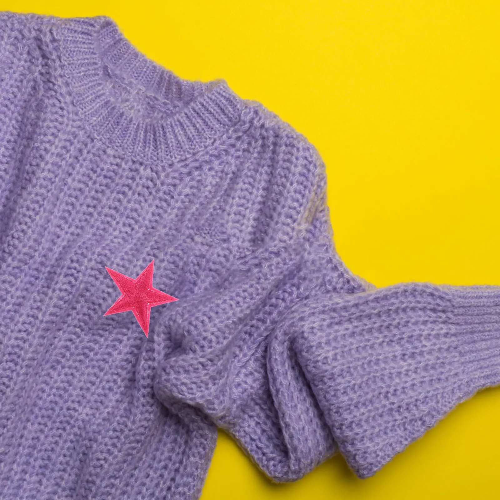 

50Pcs Star Patches Iron on Appliques Cute Embroidery for Clothing Jackets Hats Backpacks Jeans Star Iron on Patches