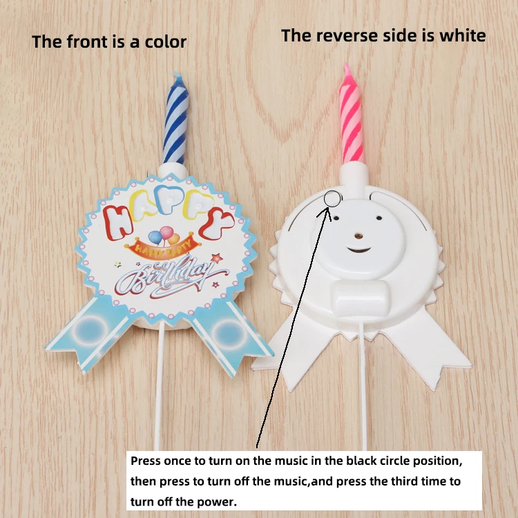 Geburtstagskerzen, Kuchenaufsatz, echter Klang, Musik, leuchtende Kerze für Kinder, alles Gute zum 1. Geburtstag, Partyzubehör, Junge, Mädchen, Jahre alt, Dekoration – Detail 7