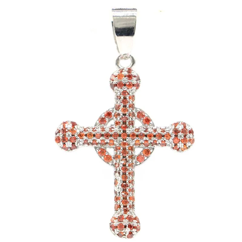 Buy 5 Get 1 Free 38x23mm Blue Turquoise White Sapphire Pink Kunzite Amethyst Tanzanite Orange Spessartine Garnet Silver Pendant