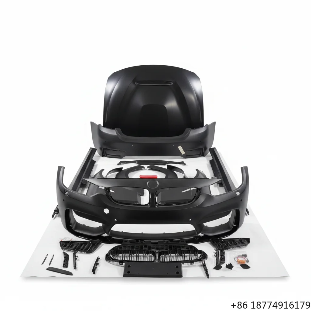 

For 4 Series F32 Upgrade to M4 Look Wide Body Kit With Front Lip