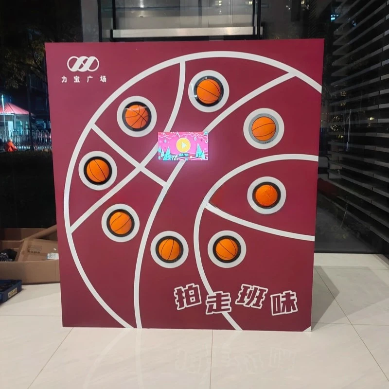 Large whack-a-mole game props interactive game, interactive game basketball pat music equipment factory direct sales