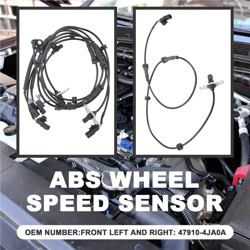 For Nissan Navara NP300 Frontier D23 2014-4X4 Pickup ABS Wheel Speed Sensor Part Numbers 47910-4JA0A 47900-4JA0A 47901-4JA0A