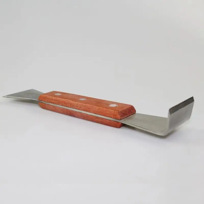 Stainless Steel Beekeeping Cleaning Knife Half Bending Scraper Bee Frame Lifter Scraper Beekeeping Beehive Scraping Tools