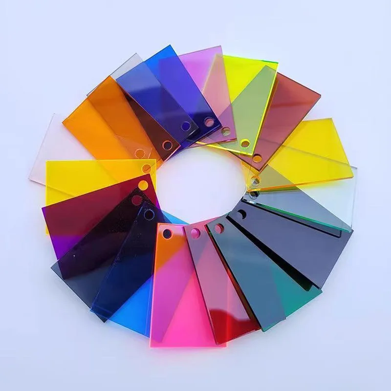 1 قطعة ورقة أكريليك شفافة ملونة PMMA شبكي مجلس لوحة بلاستيكية أحمر/أزرق/برتقالي/أخضر لعرض مشروع ديكور المنزل #6