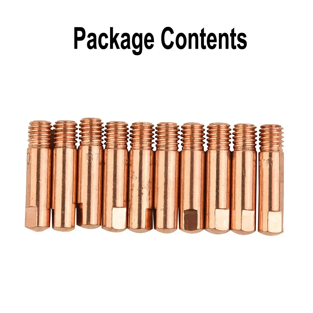 

Professional Grade Performance 10pcs MB15AK Welding Contact Tips, 0 6 1 2mm Range, M6 Thread Size, Ensures Precise Results