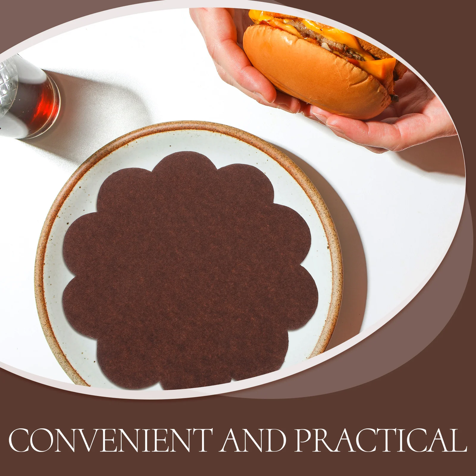 

500Pcs Oilproof Greaseproof Food Wrapping Paper for Sandwiches Fries Bread Baking Paper Sheets Greaseproof Bread Paper,