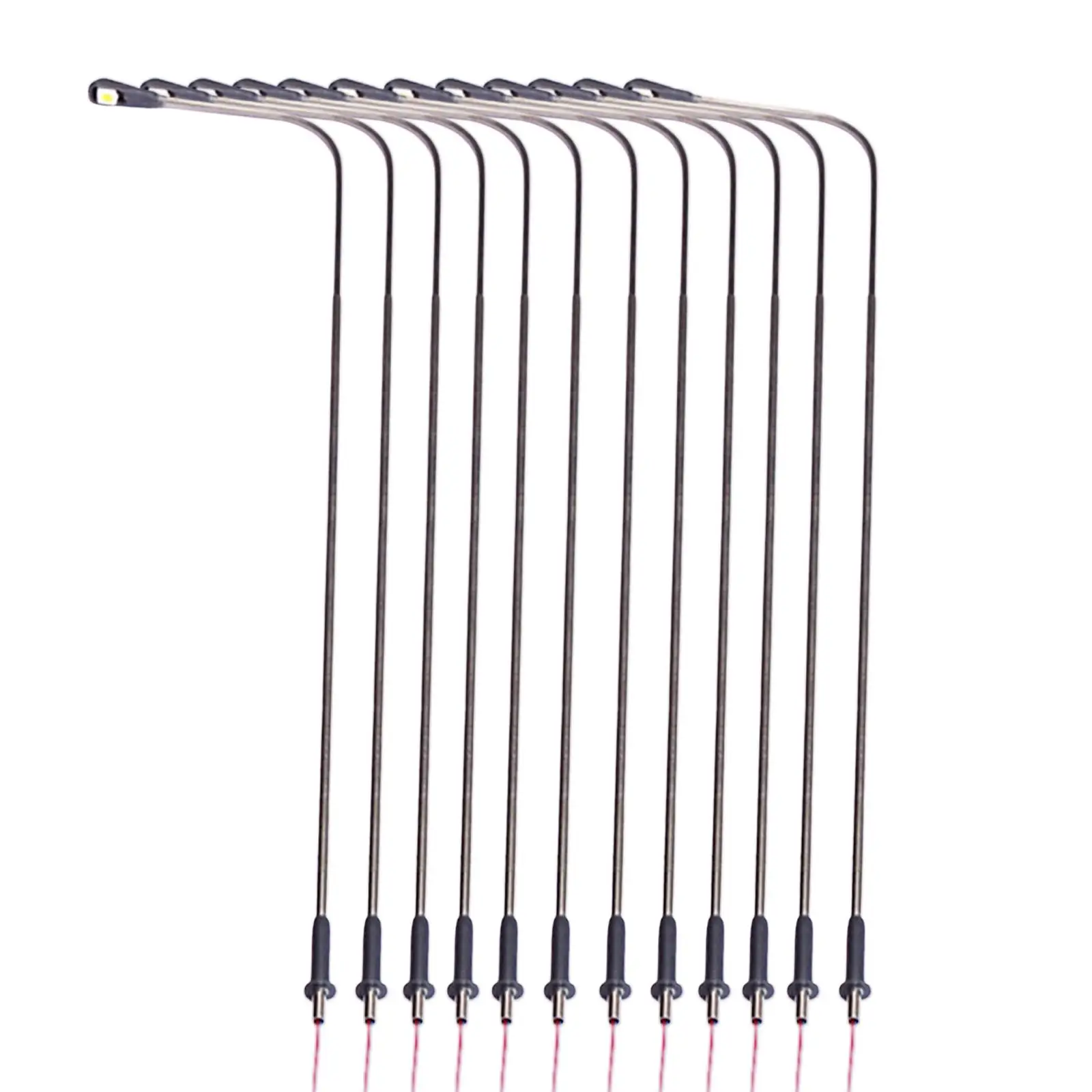 Model Railway Train Lamp Post Street Lights 10pcs White LED 3V for Building Layout Scenery Decor