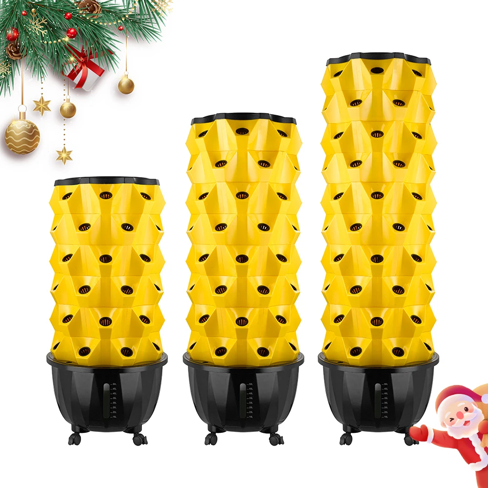 

New Tower Garden Water Spray Aeroponics Agriculture Vertical Pineapple Hydroponic Tower Growing Systems