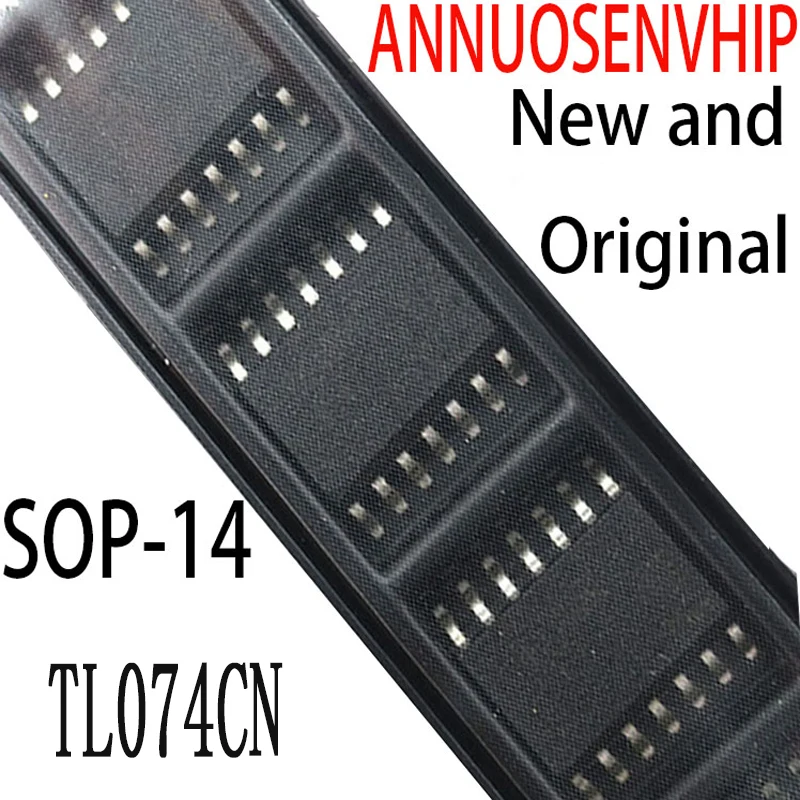 10PCS New And Original DIP14 TL074 DIP 074CN DIP IC TL074CN