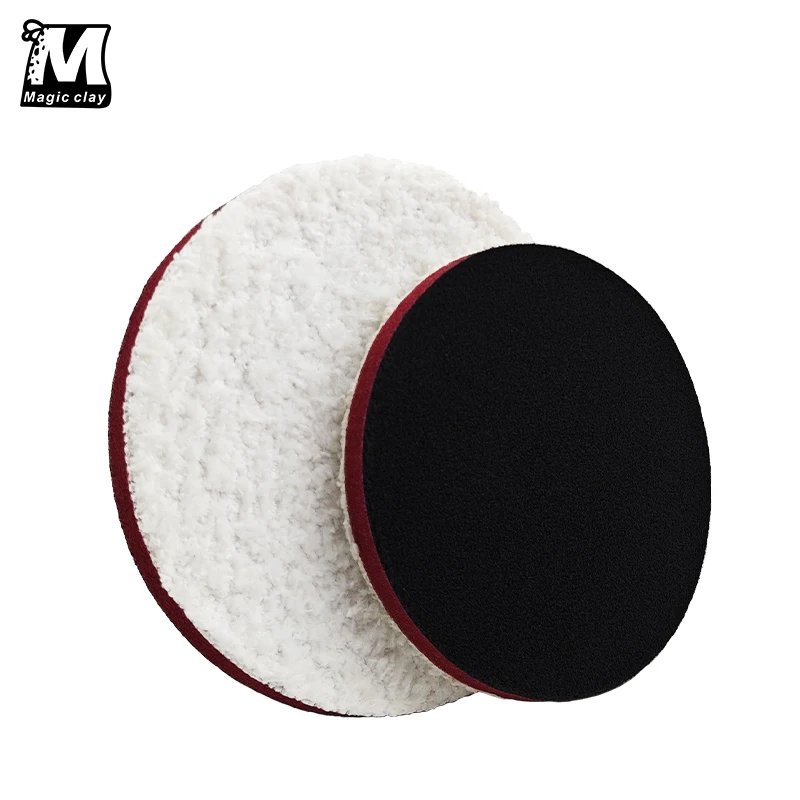 

Белая полировальная подушечка из микрофибры, полировальная подушечка средней длины, полировальная подушечка, режущая подушечка, автомобильные аксессуары, инструменты, удаляет царапины