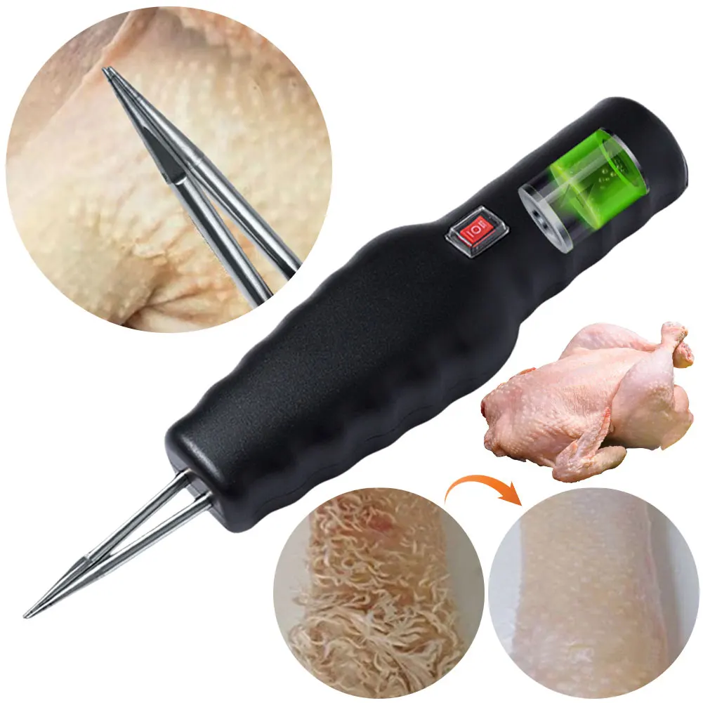 Electric Chicken Plucker Machine Handheld Chicken Plucker Machine Multi-Function Poultry Short Hair Plucking Tool for Duck Goose