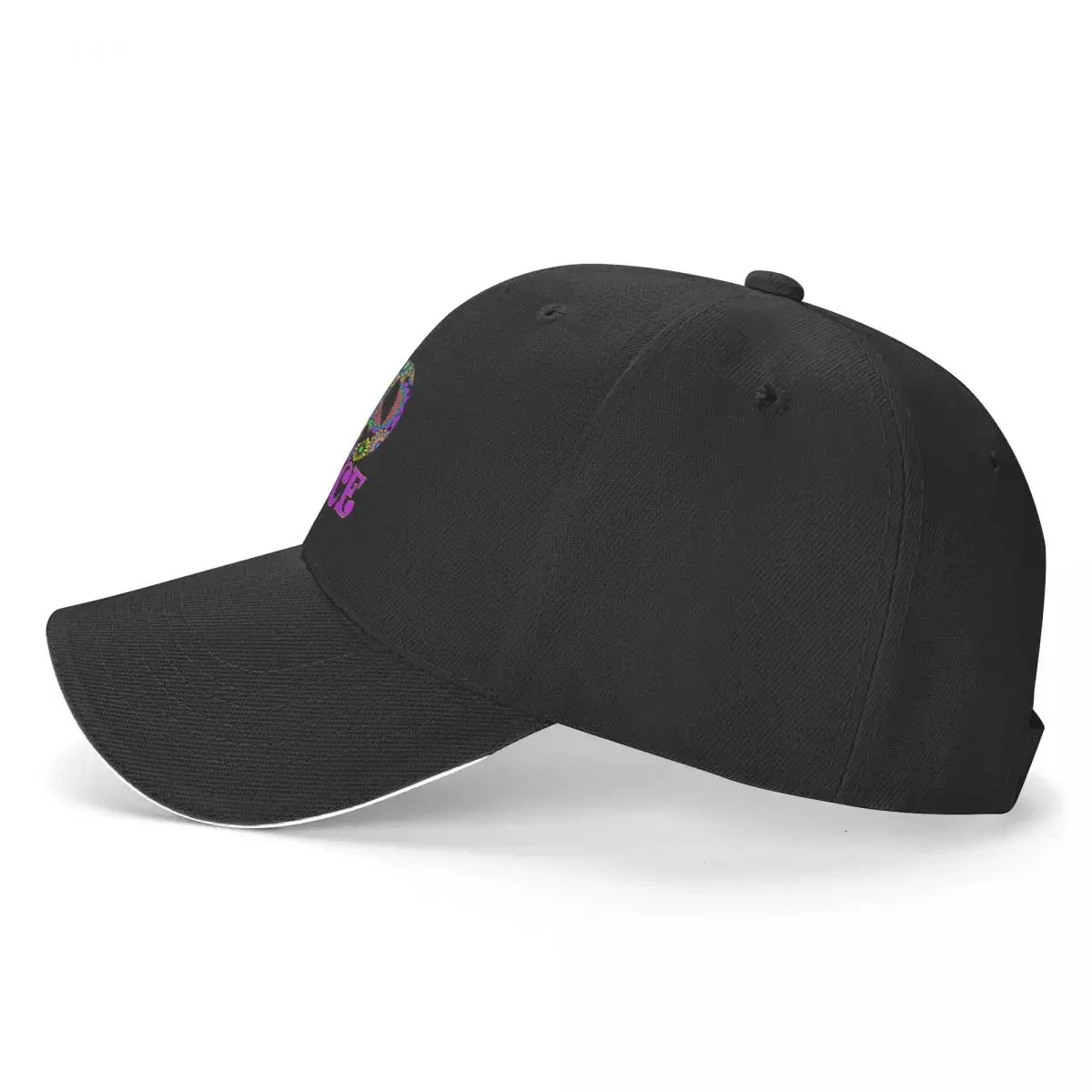 Happy Hippy Flowers Baseball Cap Golf Wear Trucker Cap Luxe merk voor meisjes Heren