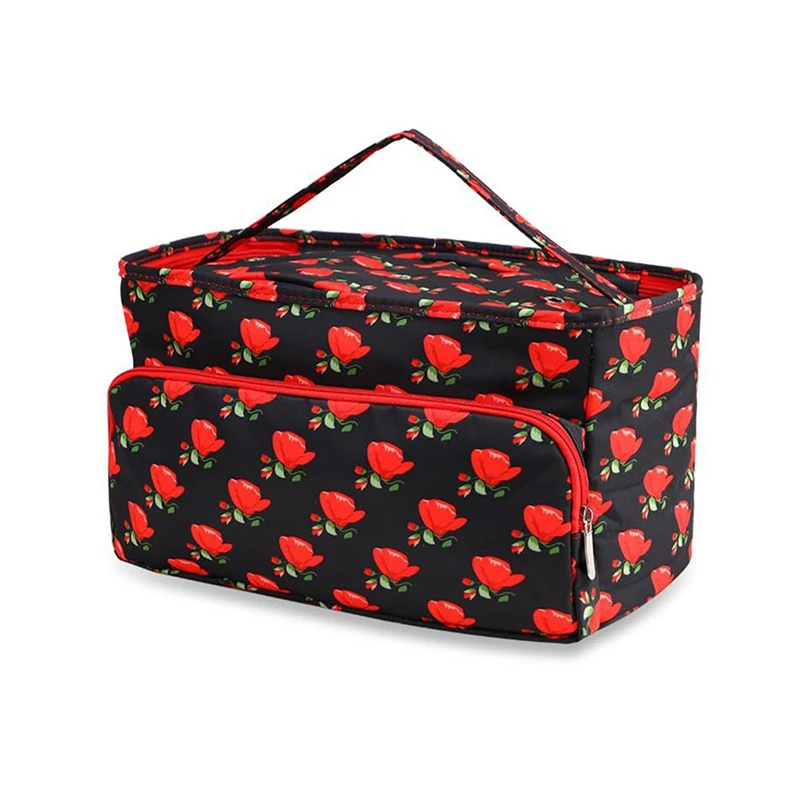 

Knitting Bag Yarn Storage Organizer Tangle Free With 3 Grommets, Knitting Project Bag And Totes Organizer Craft Bag