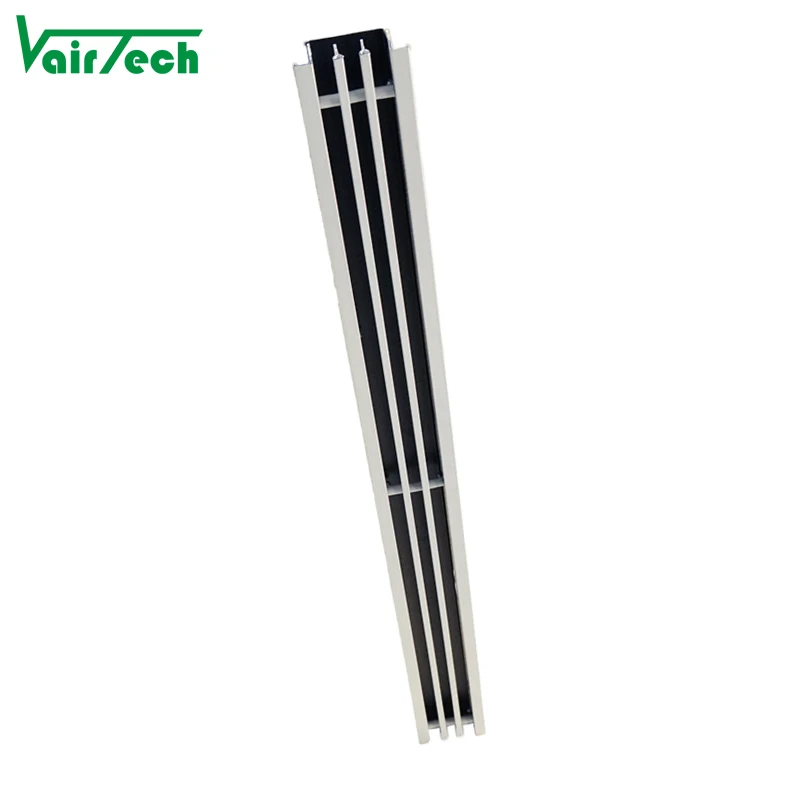 Ventilazione HVAC Soffitto Fornitura d'aria Geille Griglia con asta lineare fittizia decorativa in alluminio 30x8 pollici per oppoing