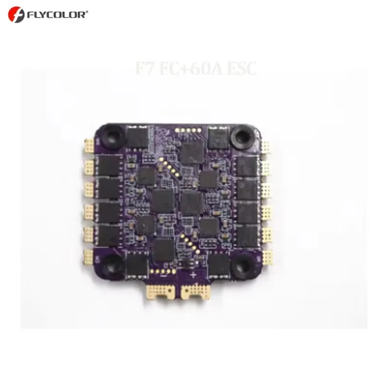 Flycolor X-TOWER 2 F7 60A 4 in 1 ESC Flying Tower/Stack  FPV Bluetooth to Adjust Parameters LED Flight Control