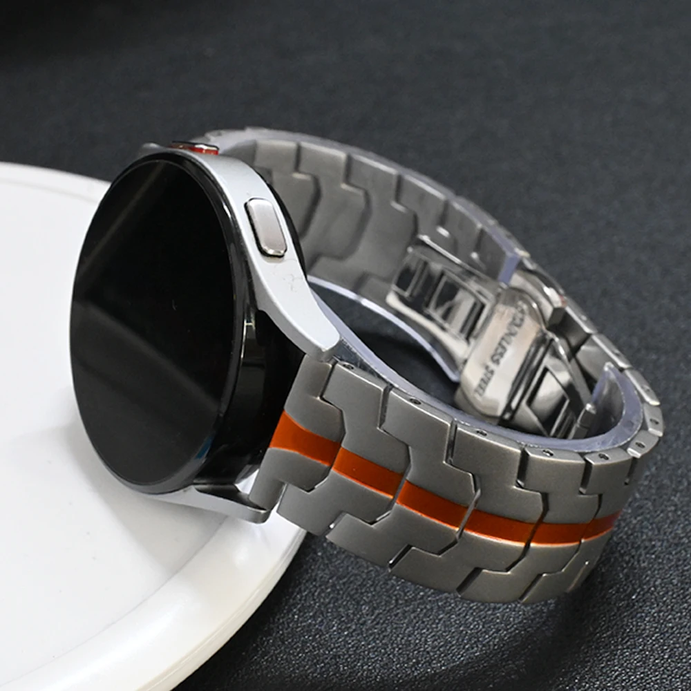 20 22mm Smart Watch Bracelet for Amazfit Balance Falcon GT4 4/3/2 Stainless Steel Strap for Huawei GT4 46mm Ultimate Watch 4 Pro