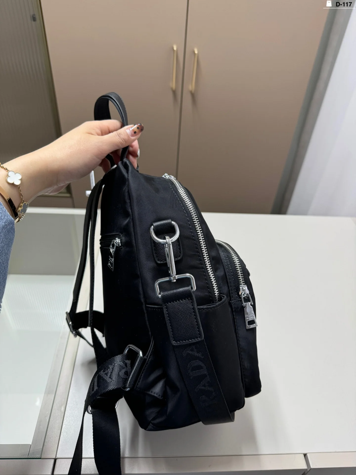 Prada style copy1：1New Nylon Shoulder Bag Daily Commuter Backpack