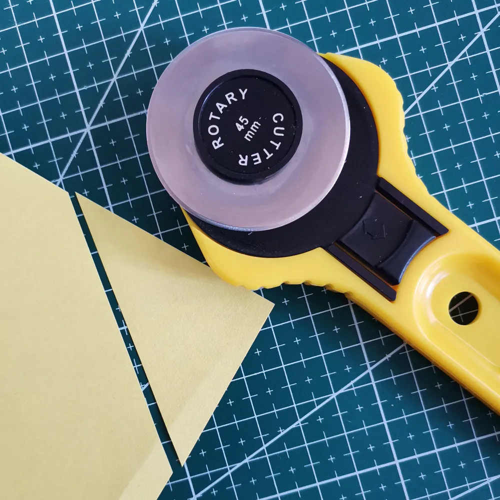45mm Rotary Cutter Paper Fabric Leather Tools Patchwork Gear Skip Wavy Blades DIY Sewing Accessories Easy Tearing