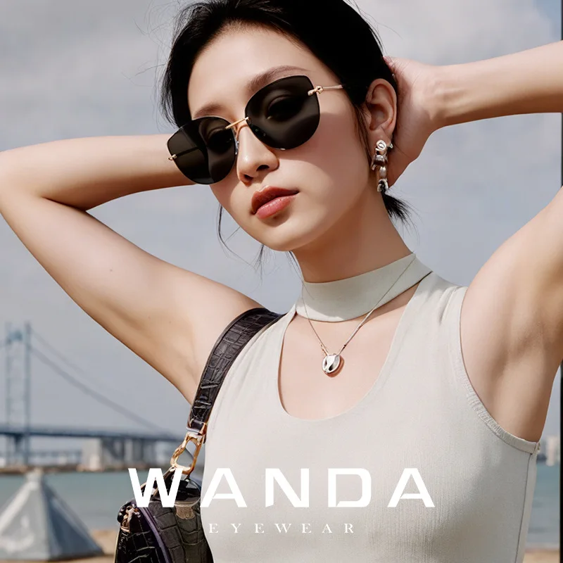 New Metal Nylon Sunglasses JS8562 Fashion Street Shot All-match Sun Protection Sunglasses Driving Sun Glasses