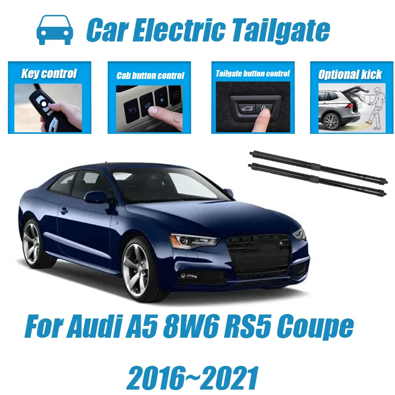 

Car Power Trunk Lift Electric Hatch Tailgate Strut Auto Rear Door Actuator For Audi A5 8W6 RS5 Coupe 2016~2021 Silently