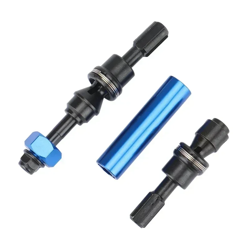 4 Uds eje de transmisión de Metal resistente CVD para 1/10 Trxs Slash Rustler Stampede VXL 4X4 4WD RC piezas de mejora de coche