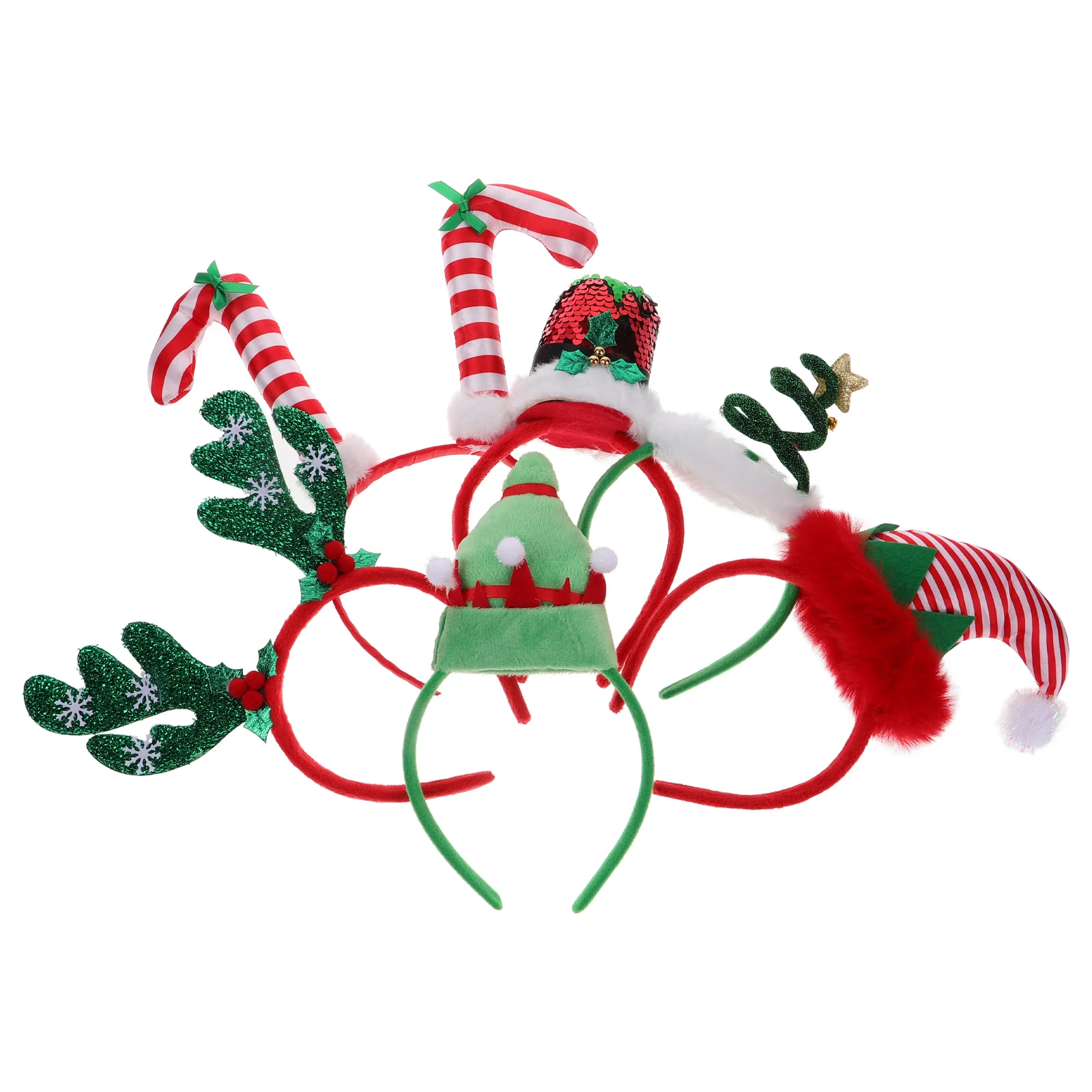 

Christmas Headwear Headband Hair Bands Xmas Headbands for Adults Deer Plastic Hat Child