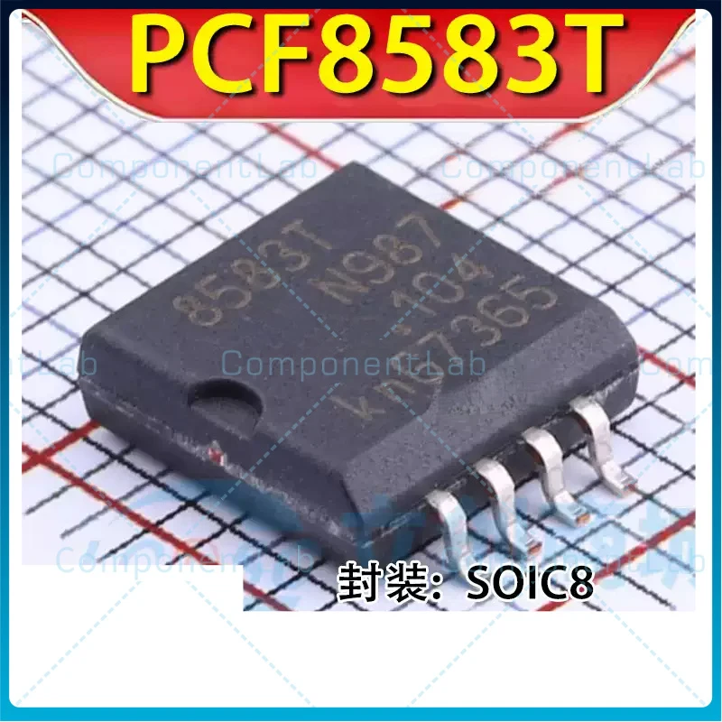 2-8pcs Brand New Original PCF8583T SOP-8 SMD Real-Time Clock Calendar Chip I2C Interface with 240-Byte RAM