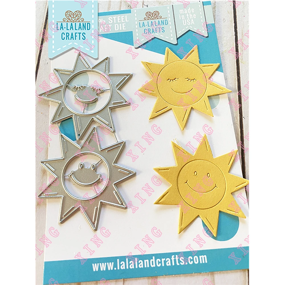 

Newest Sun Smiles Metal Cutting Dies Scrapbook Diary Decoration Stencil Embossing Template Diy Greeting Card Handmade Craft Mold