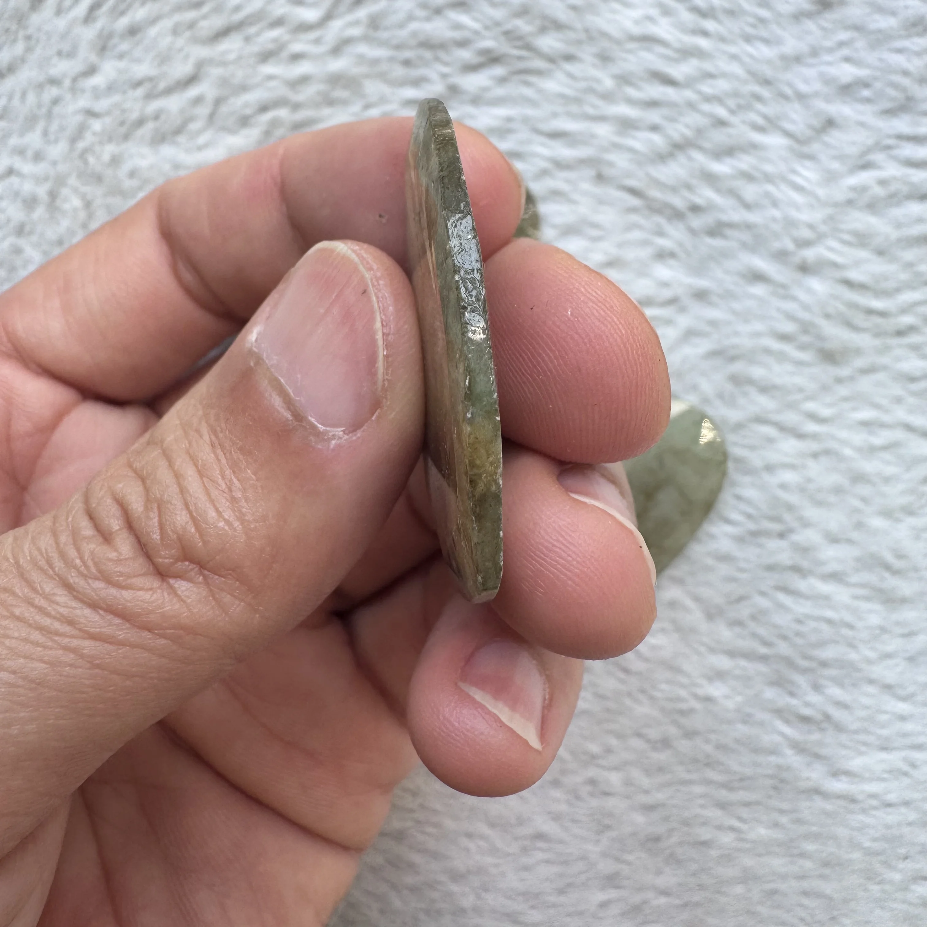 PANGEM-الجملة 2 قطعة/الحزمة اللابرادوريت الطبيعي 27x37 مللي متر الأوجه الكمثرى حبة كابوشون ، خاتم مجوهرات الأحجار الكريمة الحقيقية الوجه ، 3 مللي متر سميكة