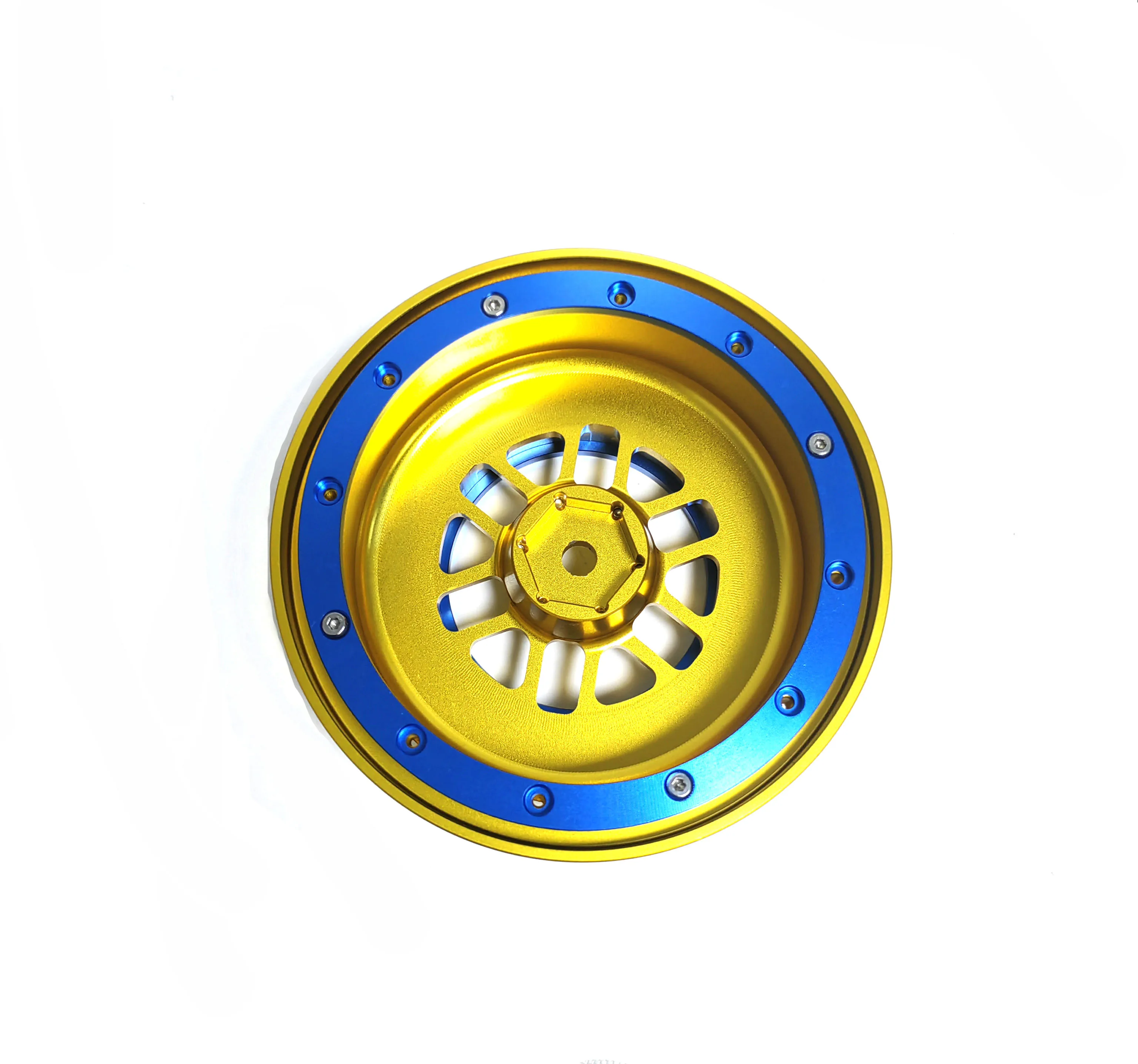 KEBEILEE aluminum beadlock wheel Gold For Traxxas UDR 1:7 1PCS