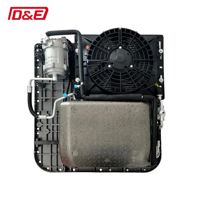 เครื่องปรับอากาศรถยนต์แบบพัดลมเดี่ยว 12V DC 5000 BTU แบบพกพา ประหยัดพลังงาน ระบบทำความเย็นสำหรับรถบรรทุก/รถตู้/รถบ้าน ติดตั้งง่าย OEM