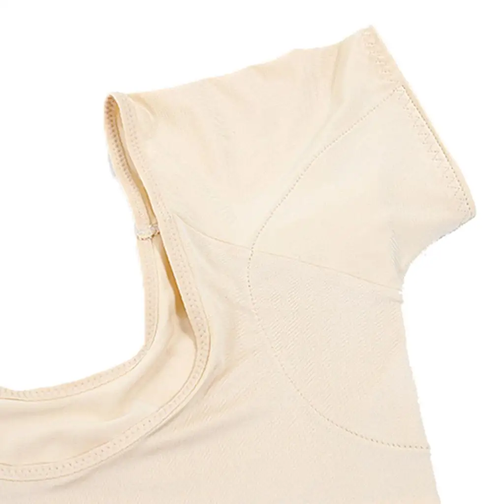Women’s Short Sleeve Anti Sweat T Shirt with Washable Armpit Pads for Daily Sweat Block