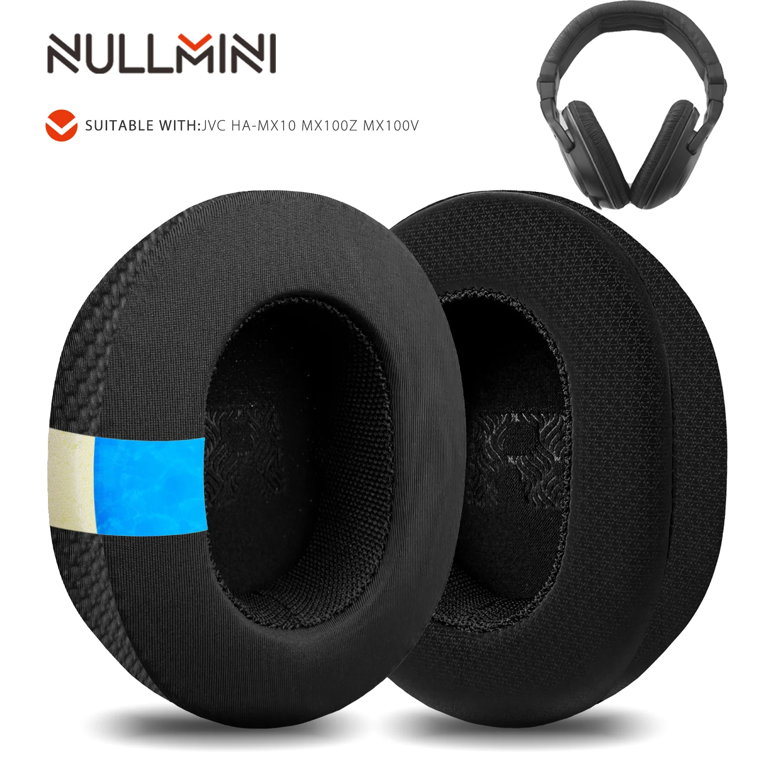 Сменные амбушюры Nullmini для наушников JVC HA-MX10 MX100Z MX100V, охлаждающие гелевые амбушюры, подушечки, наушники