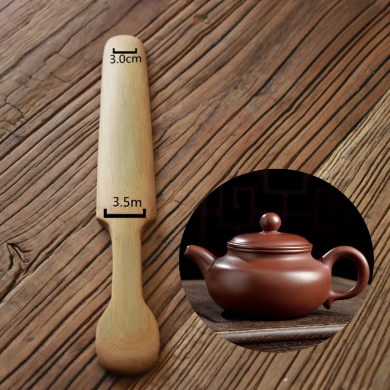 Pottery Purple Clay Teapot Making Tools Old Bamboo Strip Patting DIY Ceramic Teapot Slapping Teapot Spout Body and Neck Tools