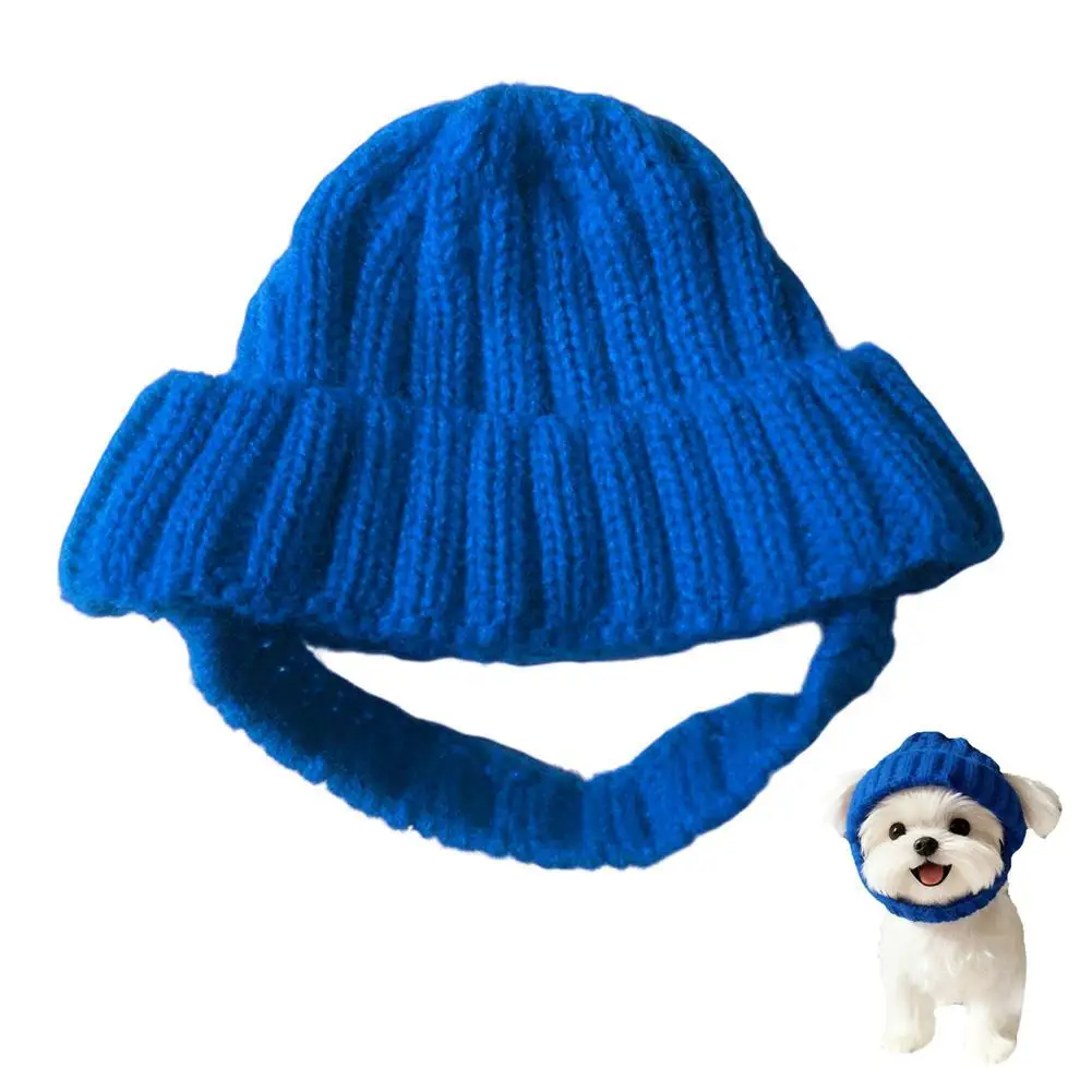 Maltese Dog Beanie Hat, Cozy Soft Knit with Ear Flaps, Cute 