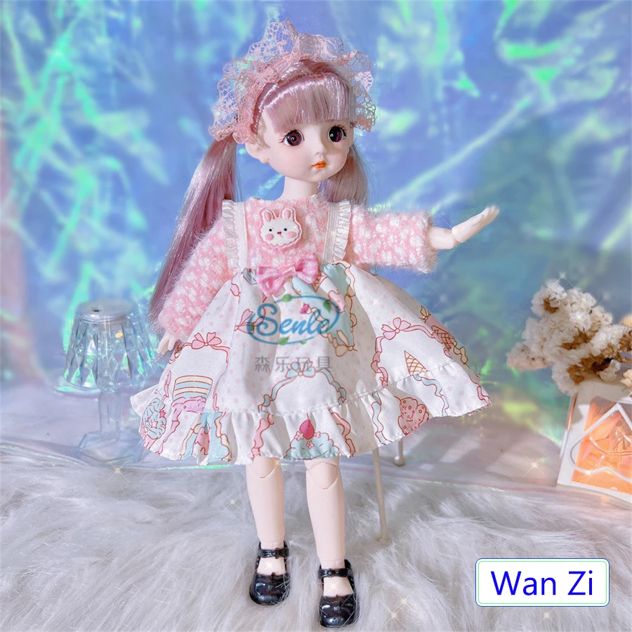 30 cm Puppe mit Kleidung für Kinderspielzeug Mädchen 6 bis 10 Jahre 1/6 Kleidung für BJD-Puppen Puppenhaus-Zubehör – Detail 25