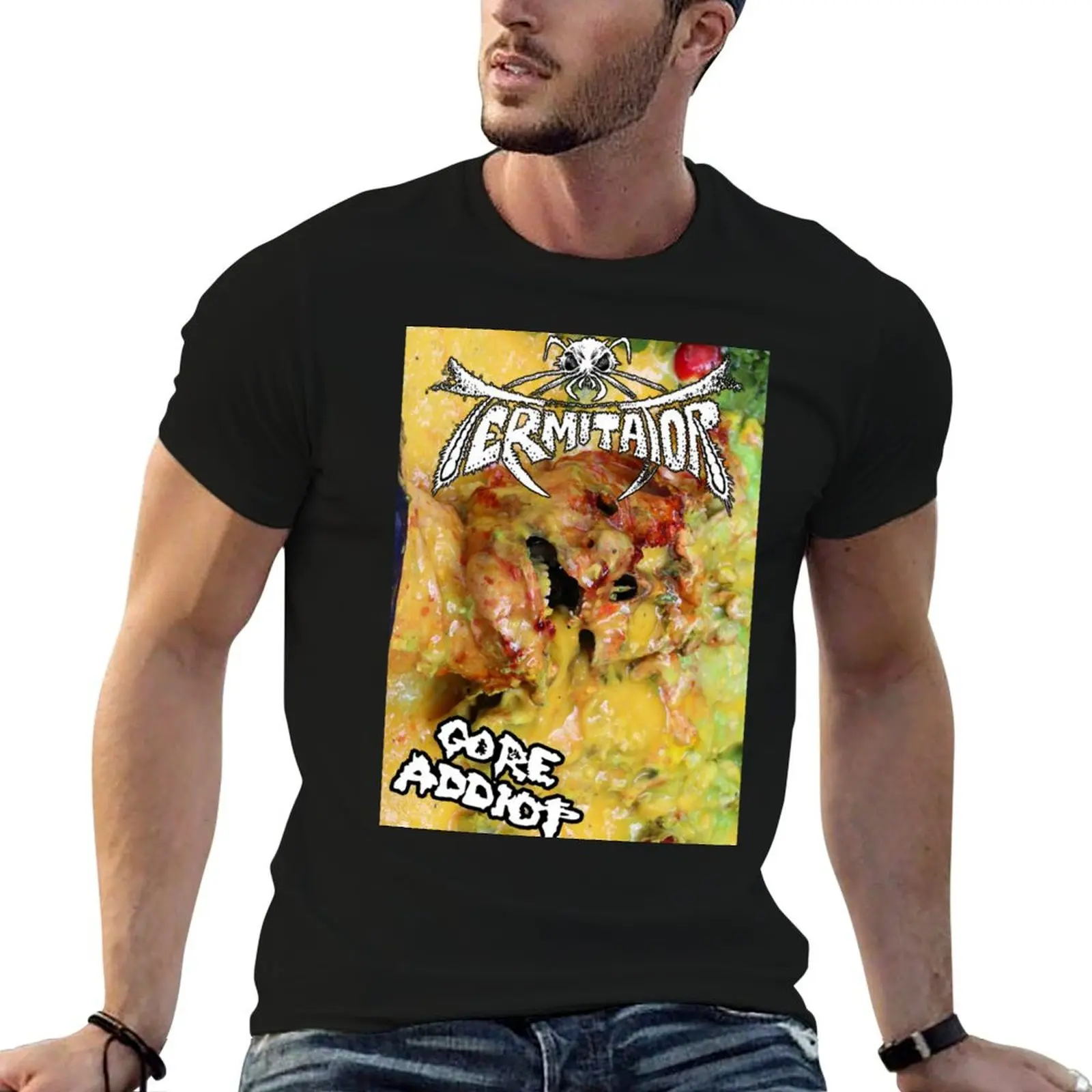 GORE ADDICT - TERMITATOR T-Shirt Halloween Casual T-Shirt