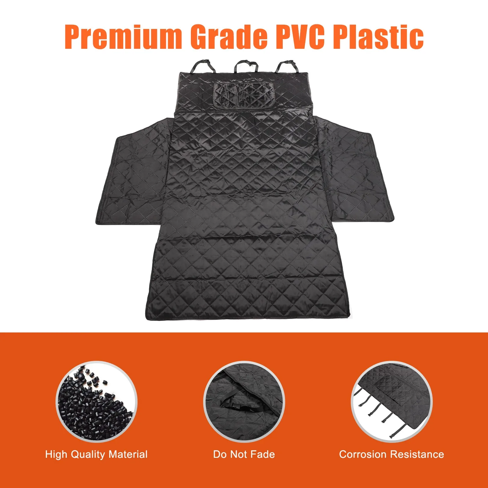 1 قطعة أسود مقاوم للماء سيارة جذع الكلب الحيوانات الأليفة حصيرة مكافحة القذرة حماية الوسادة لسيارات BMW X3 G45 2025-2026 الجذع الكلمة حصيرة اكسسوارات