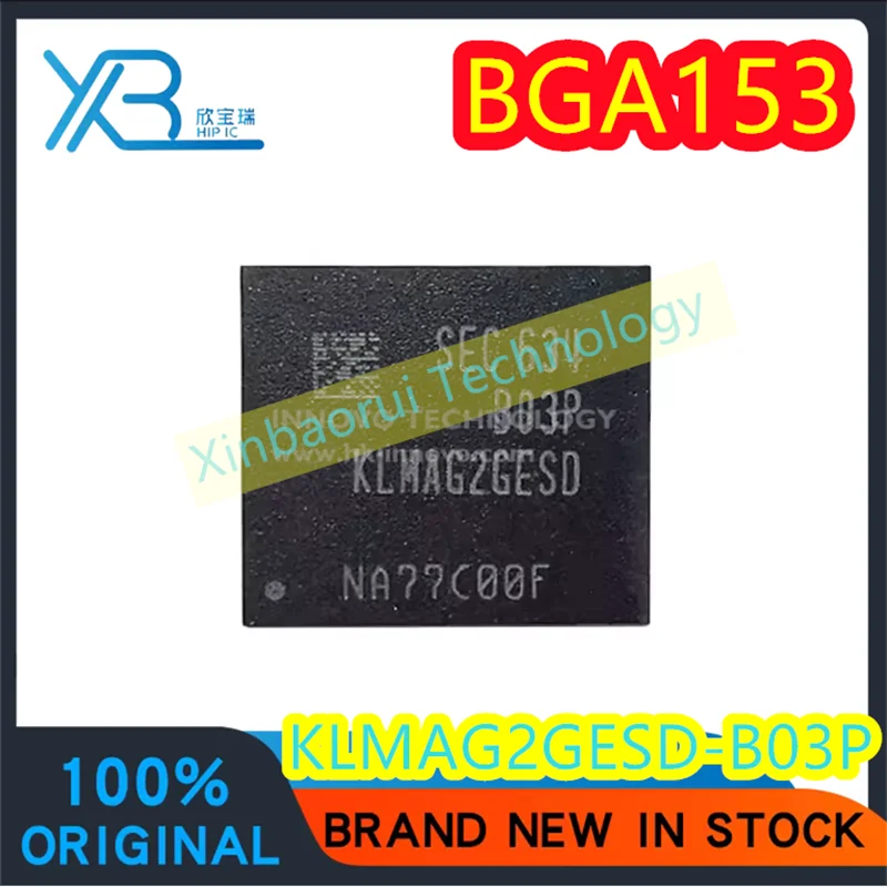 

(1/15pieces) KLMAG2GESD-B03P KLMAG2GESD industrial grade 16GB emmc 153 ball flash memory particles 100% new original electronic