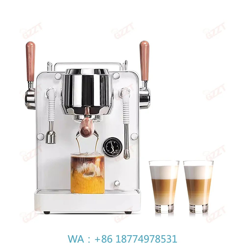 1. Commercial Semi Automatic Single Group Espresso Maker, Professional Double Boilers Pumps 58mm Filter Coffee Brewing Tool