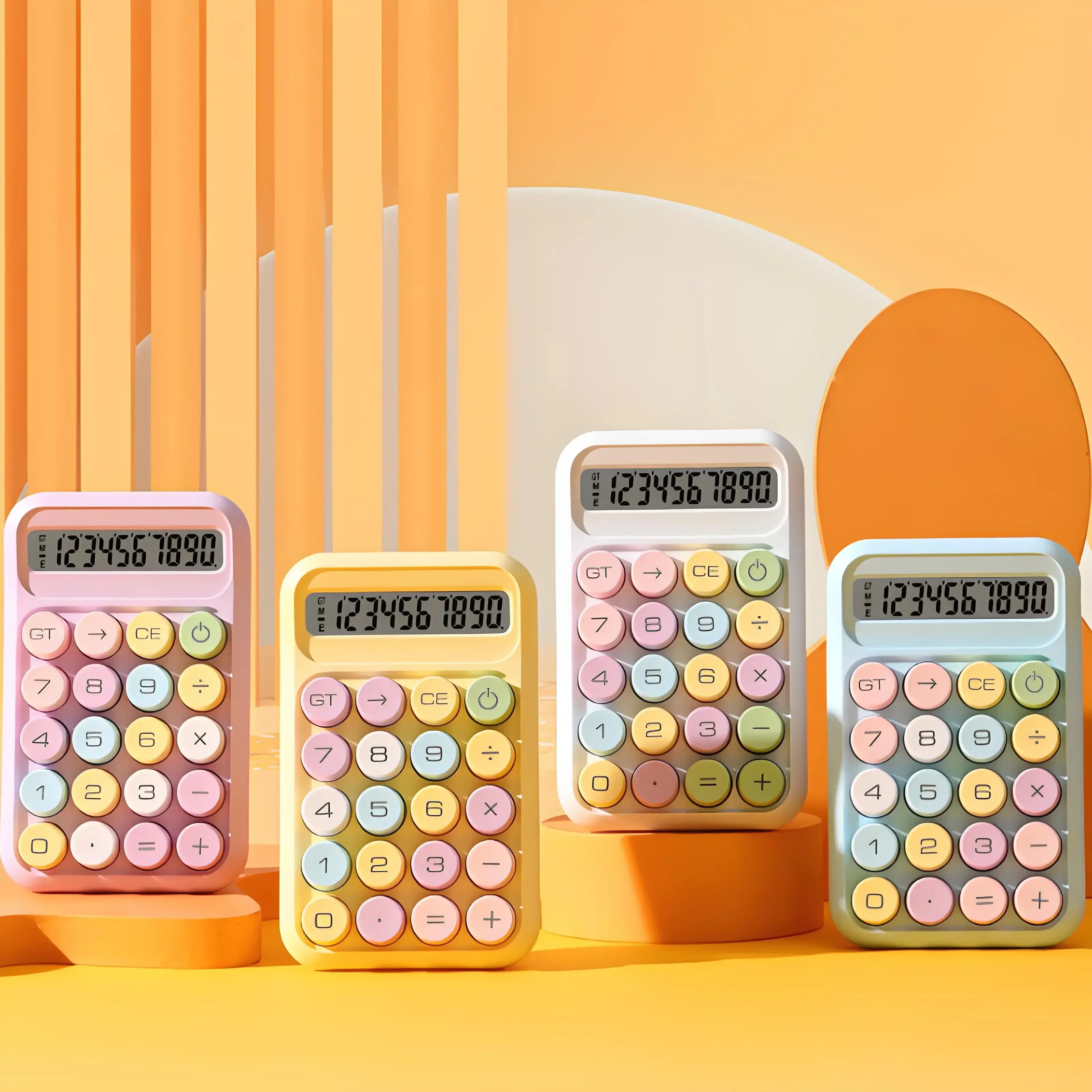 1PC new 819 high value small fresh calculator 10 digit dopamine calculator student office calculator