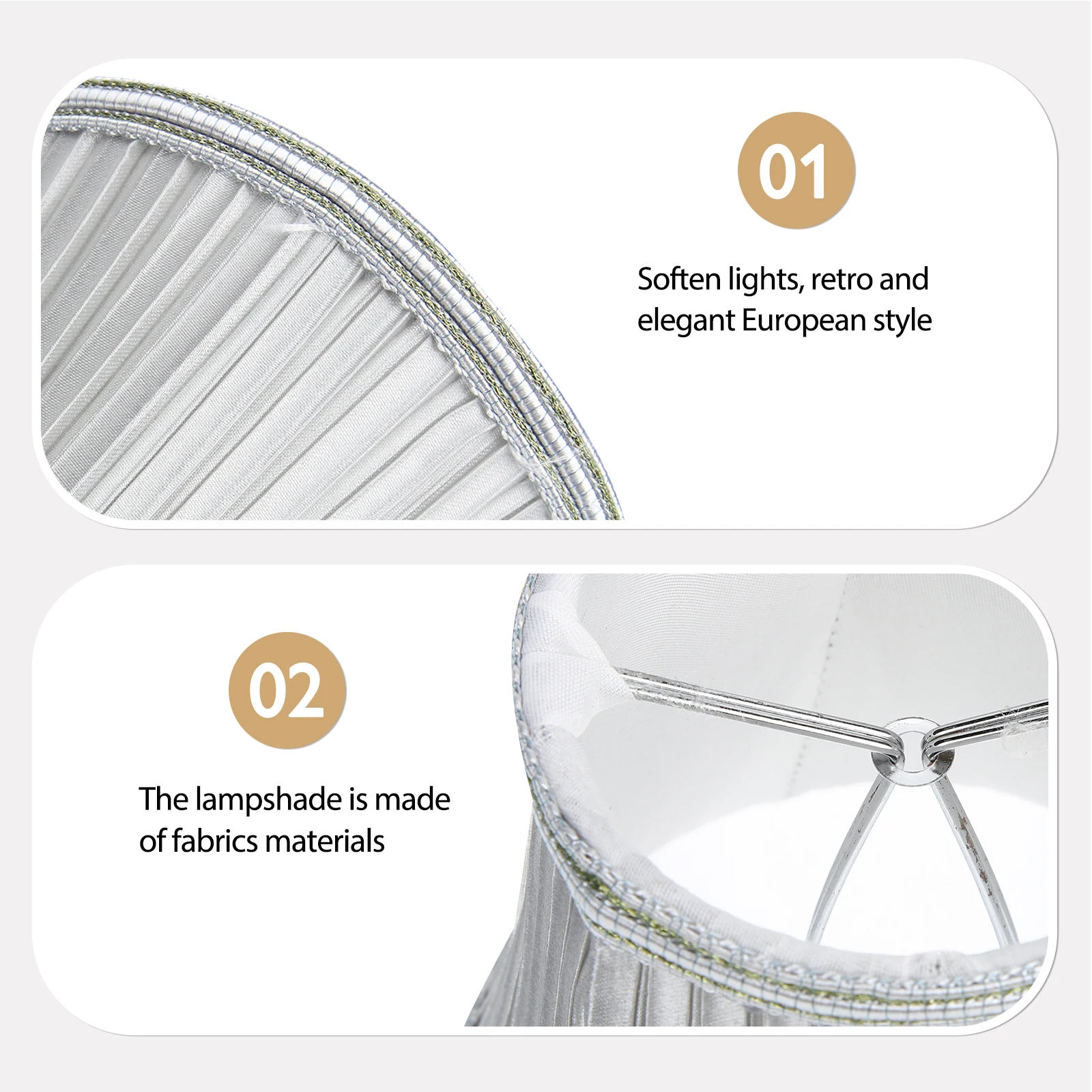 

Crystal Chandelier Wall Light Blue Lampshade Shades Table Fabric Cover Small Dining Floor light shade vintage lampshade European