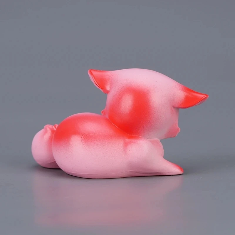 9cm anime jogo genshin yae miko raposa forma modelo brinquedo presente carro desktop ornamento figura de ação dois estilos encaixotados