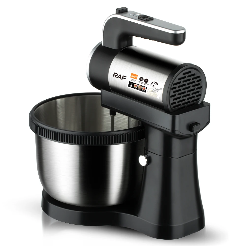 

Электрический миксер с поворотным основанием, 5-скоростной бытовой блендер для теста