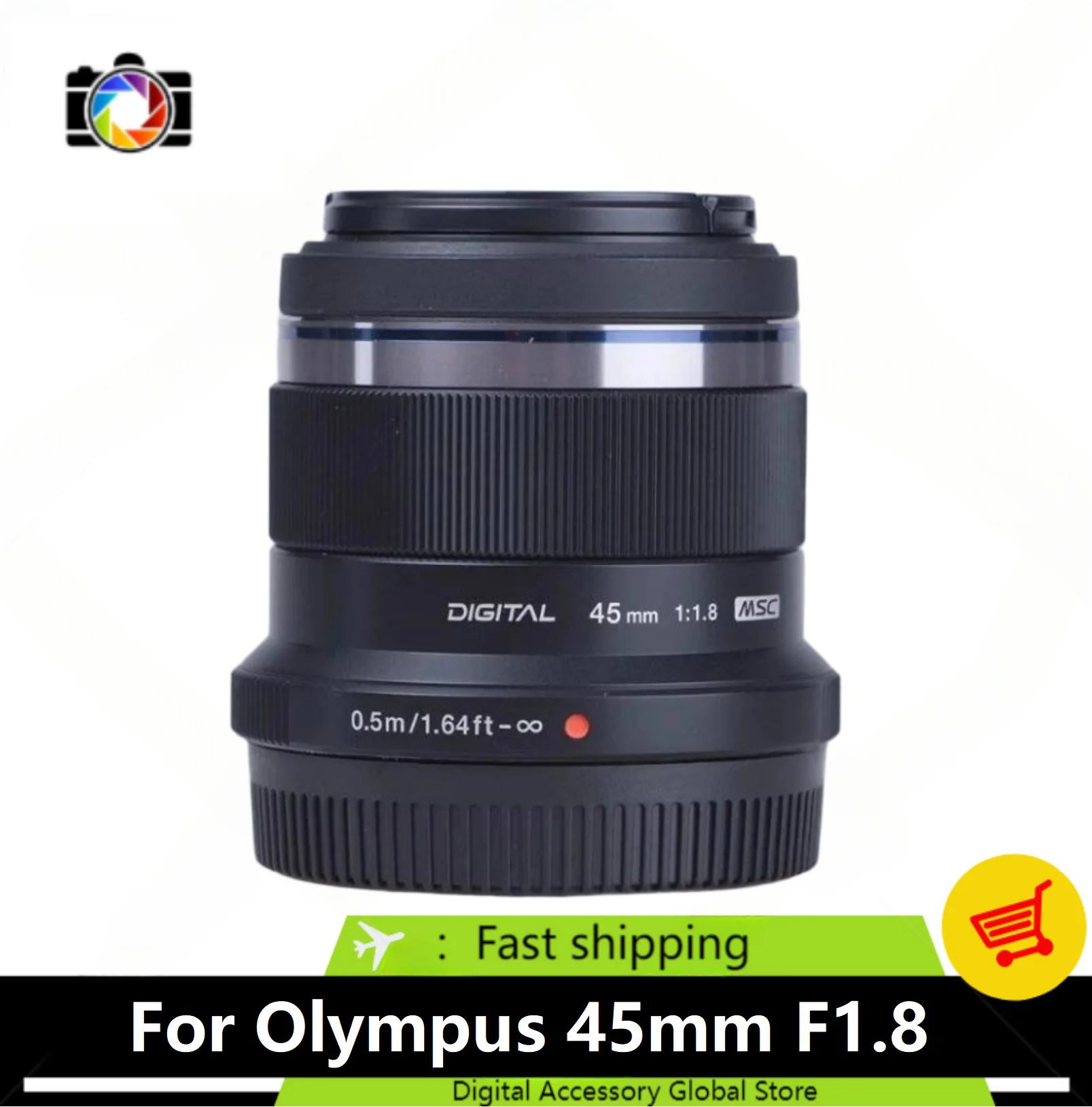 95% جديد حقيقي M.ZUIKO الرقمية 45 مللي متر 1.8 عدسة لأوليمبوس EM10 EM5 EP5 EP3 EM10-1 EM104 EPM2 45 F1.8 M43 جبل عدسة #1